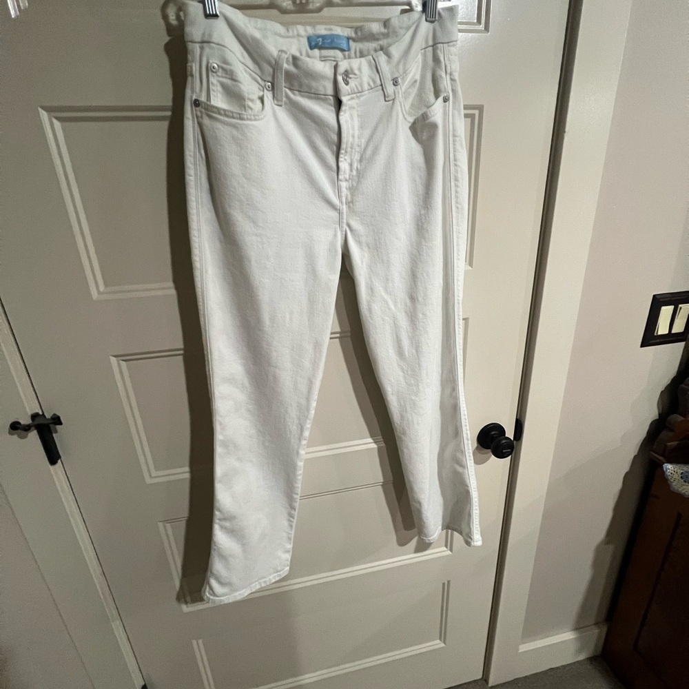 7 For All Mankind Kimmie Bootcut Cropped Jeans